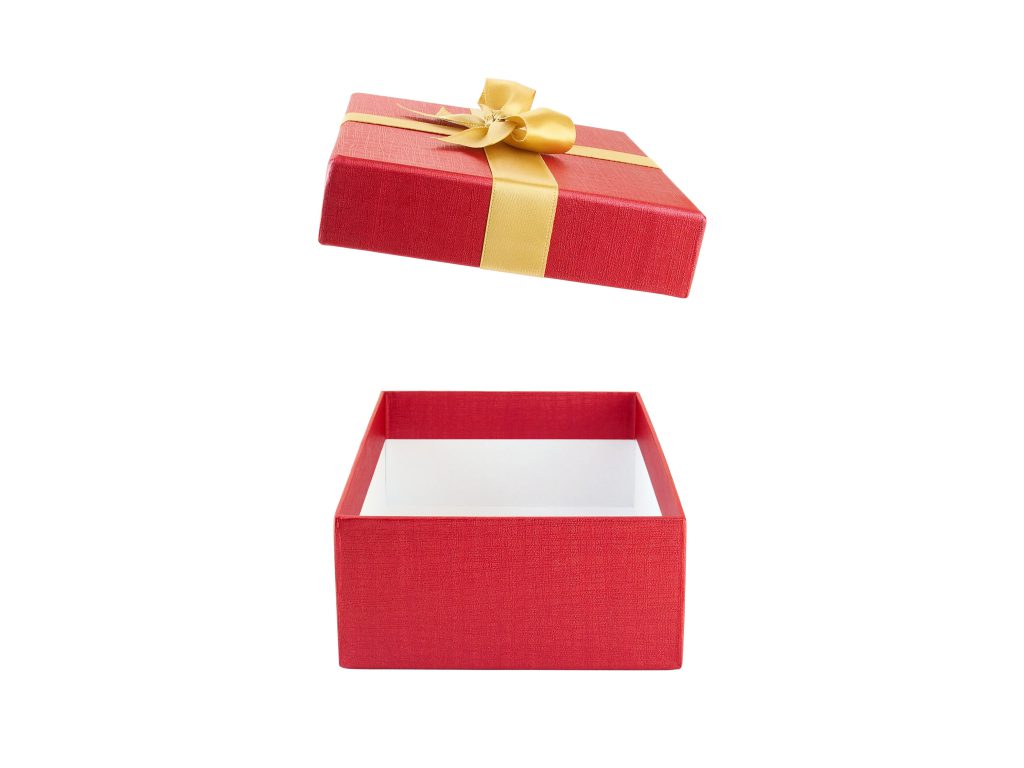 a red gift box