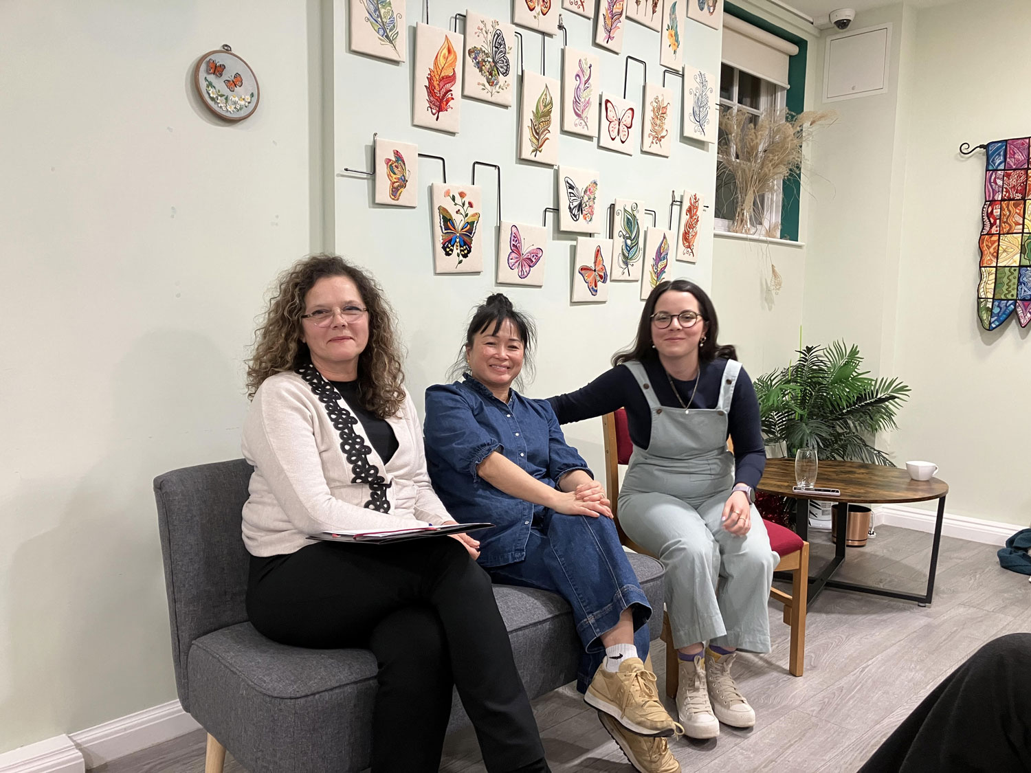 Women sitting at Beyond Bath event